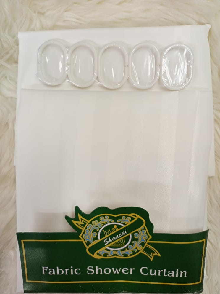 Plain stripped shower curtains 180*180cm