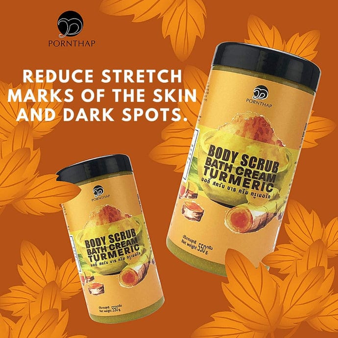 Porn thap tumeric body scrub bath cream