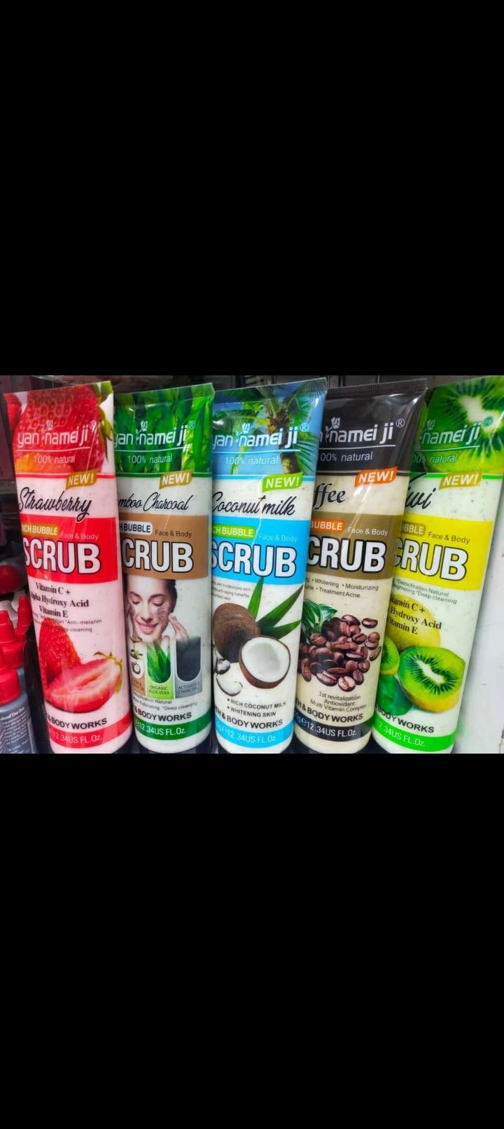 Yannameiji rich bubble coffee body scrub