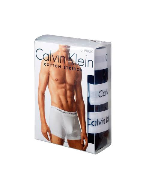 ORIGINAL CLAVIN KLEIN BOXERS, 3 BOXERS PER BOX, GREY, BLACK AND BLUE. HIGH QUALITY UNDERWEAR.