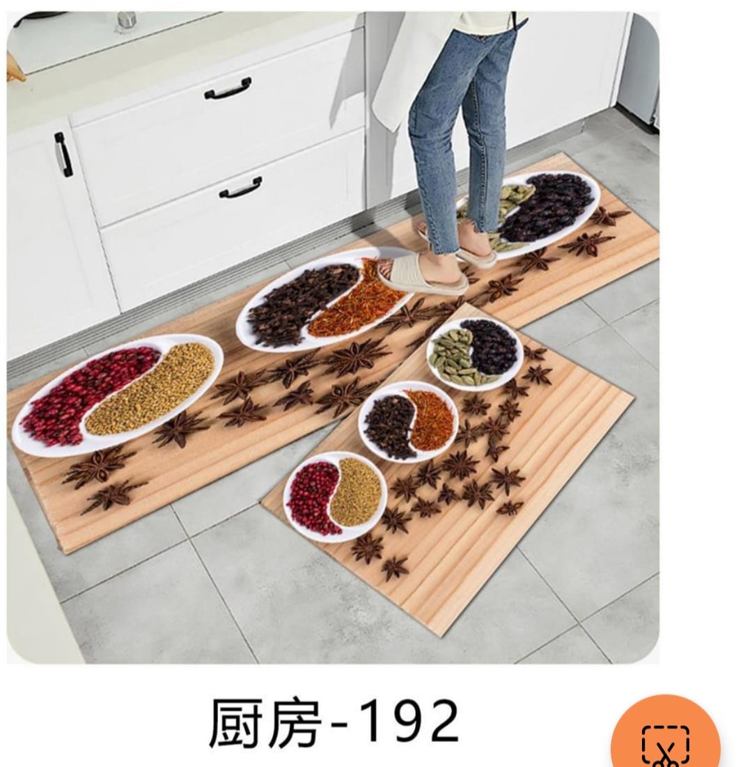 New arrivals 2 in 1 Rubber kitchen mats, door mats, water proof