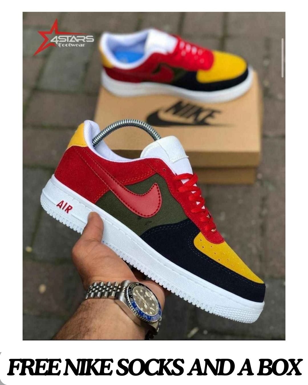 NEW ARRIVALS, ORIGINAL AIR FORCE 1 LOW CUT MULTI-COLOUR, HIGH QUALITY, AIRFORCE 1, jordan