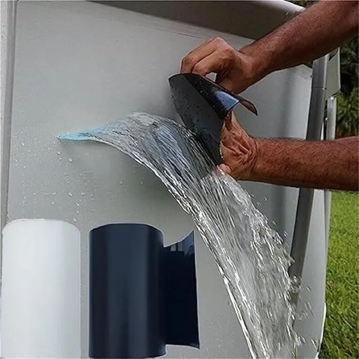 Super Strong Fiber Waterproof Tape， Stop Leaks Seal Repair Tape Performance Self Fix Tape Duct Tape Self-Adhesive for Plastic Rainproof Windows, Door Latches, and Window Frames