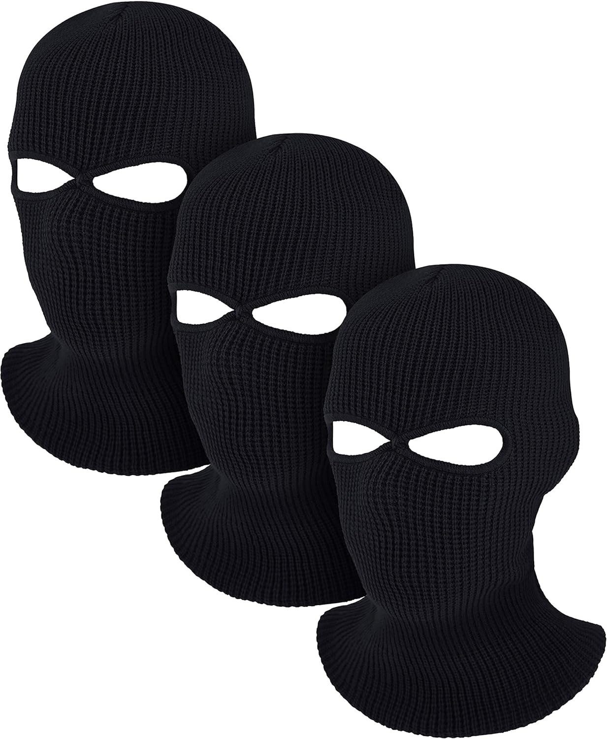 Full Face Cover Knitted Balaclava Face Mask Winter Ski Mask for Winter Adult Supplies