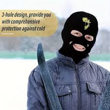 Full Face Cover Knitted Balaclava Face Mask Winter Ski Mask for Winter Adult Supplies