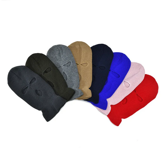 Full Face Cover Knitted Balaclava Face Mask Winter Ski Mask for Winter Adult Supplies