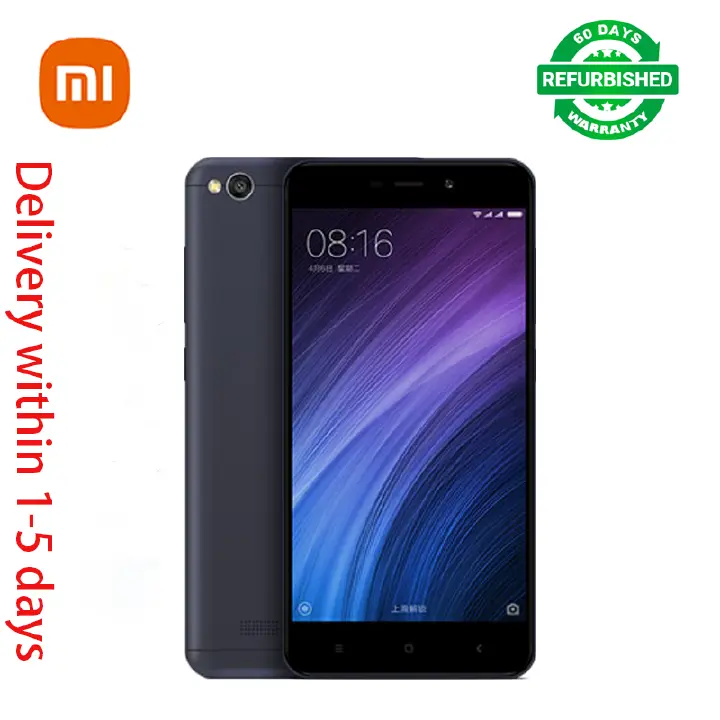 Refurbished  xiaomi / redmi 4a 16GB+2GB 5.45 inches 13PM+5PM 3120mAh dual sim Qualcomm processor