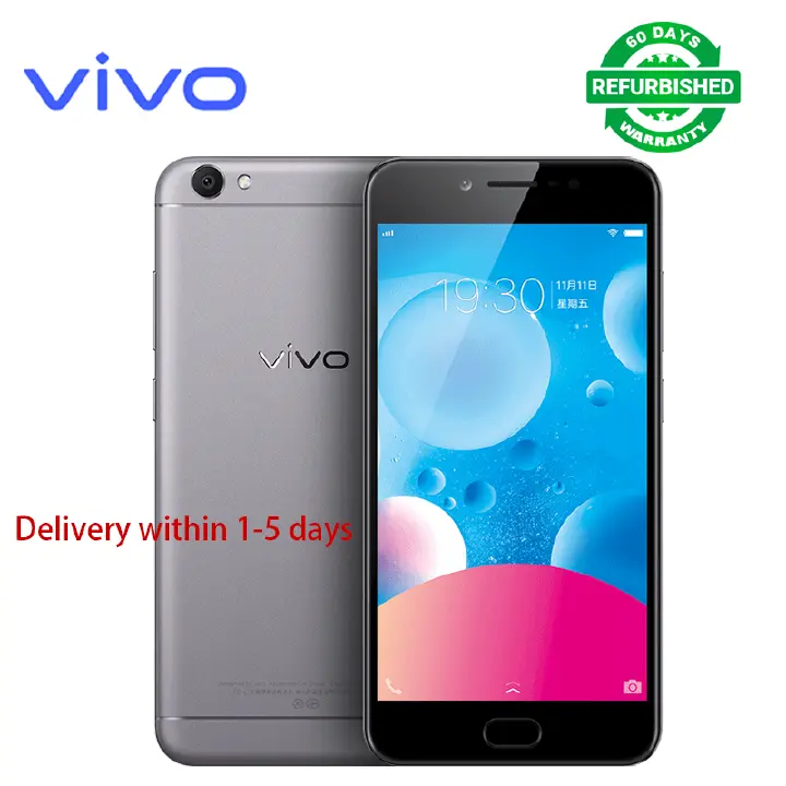 Refurbished ViVO Y67 64GB/32GB 5.5 inch 3000mAh 16MP+13MP (Global System) Dual SIM Smartphone Affordable Phone