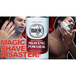 Magic SoftSheen-Carson-Magic-Extra-Strength-Shaving-Powder-142g.Our Formula goes on easily and gets rid of razor bumps and razor burn fast.
In as little as 48 hours you’ll see a difference. Guaranteed