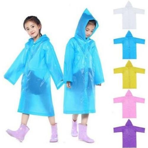 Fashion Unisex Kids/Children Poncho Raincoat -Unisex, one-size fits all
Colorful poncho raincoat
Reusable clear plain rainwear
Waterproof, windproof and breathable
Eco-friendly material
Lightweight an
