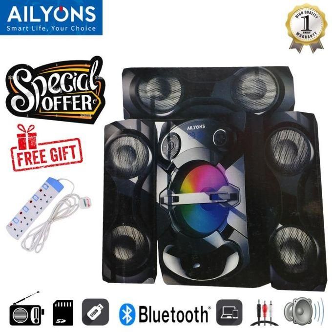BEST OFFER IN TOWN AILYONS SUB WOOFER HOME THEATRE SPEAKER SYSTEM BLUETOOTH/USB/FM Powerful 3D Surround Education Effect: Get ready to be immersed in an auditory odyssey that combines shocK