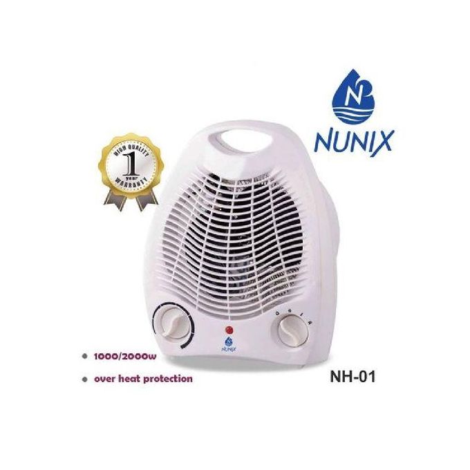 Nunix Room Heater With A Fan With Automatic Temperature Control