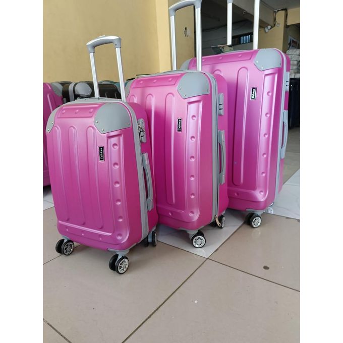 NEW PRODUCT ON STOCK Fashion 3 Pieces PVC High Quality Travel Suitcase Travel Bag Travel Briefcase With Wheel.3-piece set: large suitcase, medium suitcase, and small carry-on suitcase