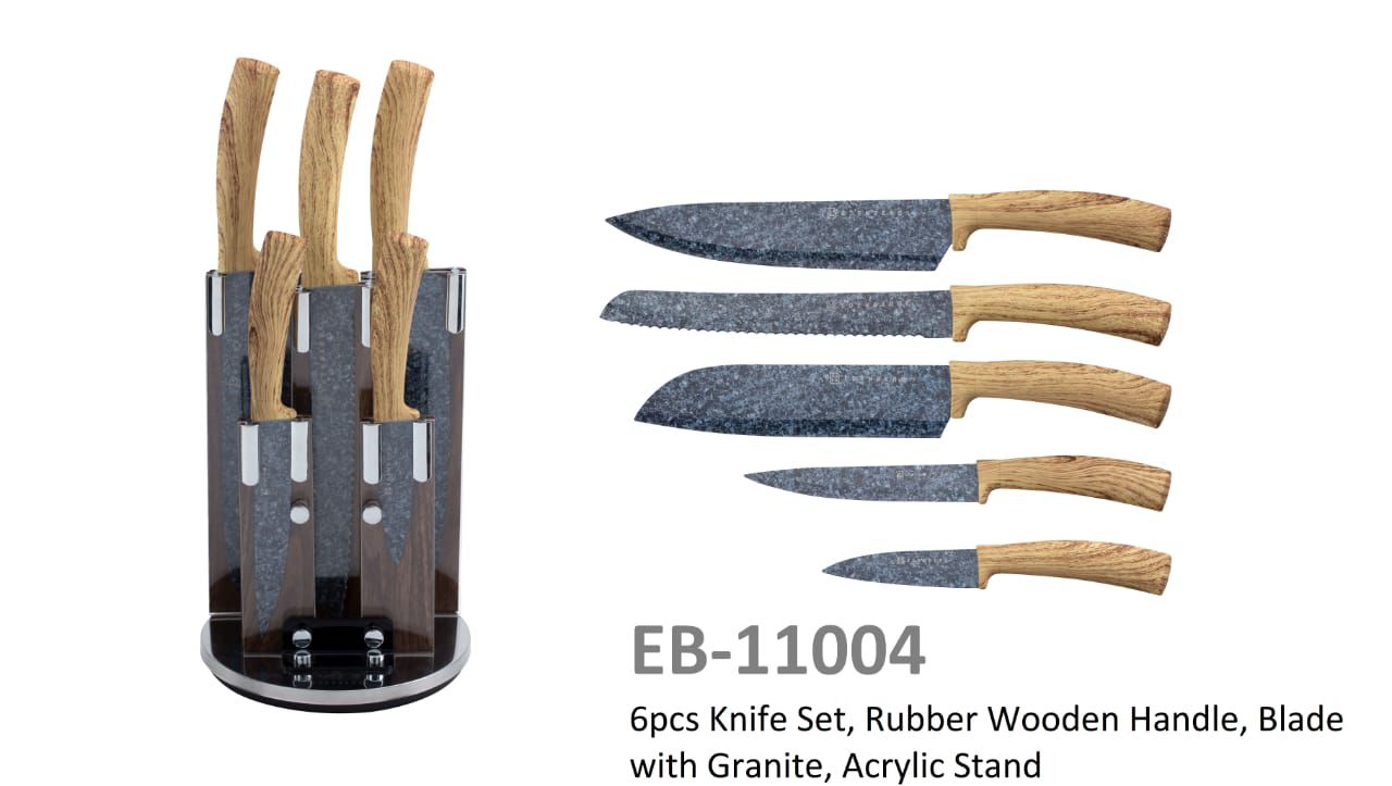 Classic Kitchenware Cookstyle Nonstick Knife Set .Easy to clean and cuts effortlessly through boneless meats, fruit, and all vegetables.perfect for everyday use or as a gift for the keen chefs