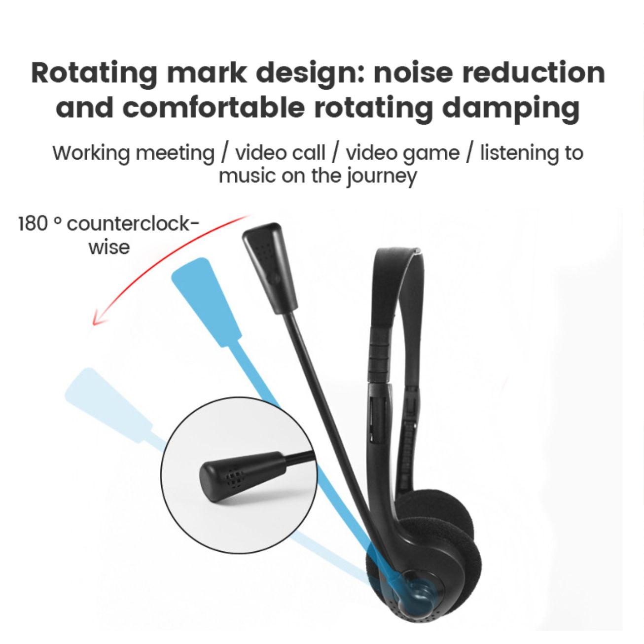 JTY-900DM JTY440 adjustable Computer operator headset student online class listening training wired headset Gaming Headset amplifier microphone Head mounted computer headphones wholesale