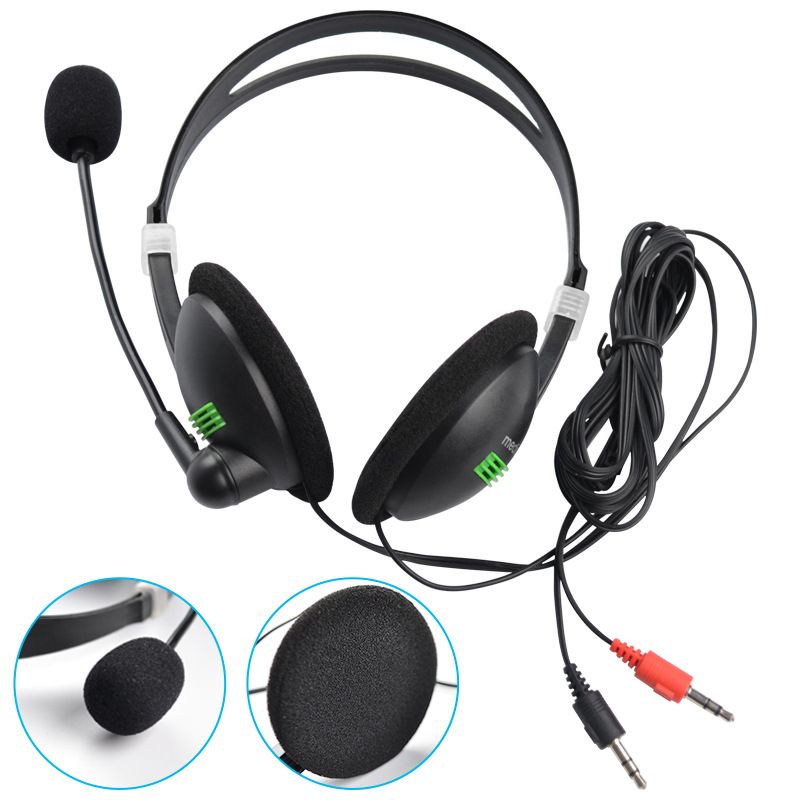 JTY-900DM JTY440 adjustable Computer operator headset student online class listening training wired headset Gaming Headset amplifier microphone Head mounted computer headphones wholesale