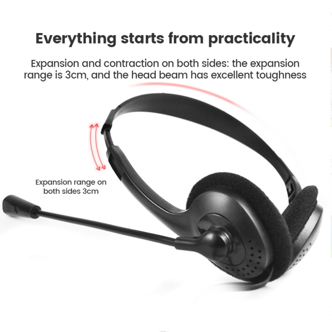 JTY-900DM JTY440 adjustable Computer operator headset student online class listening training wired headset Gaming Headset amplifier microphone Head mounted computer headphones wholesale