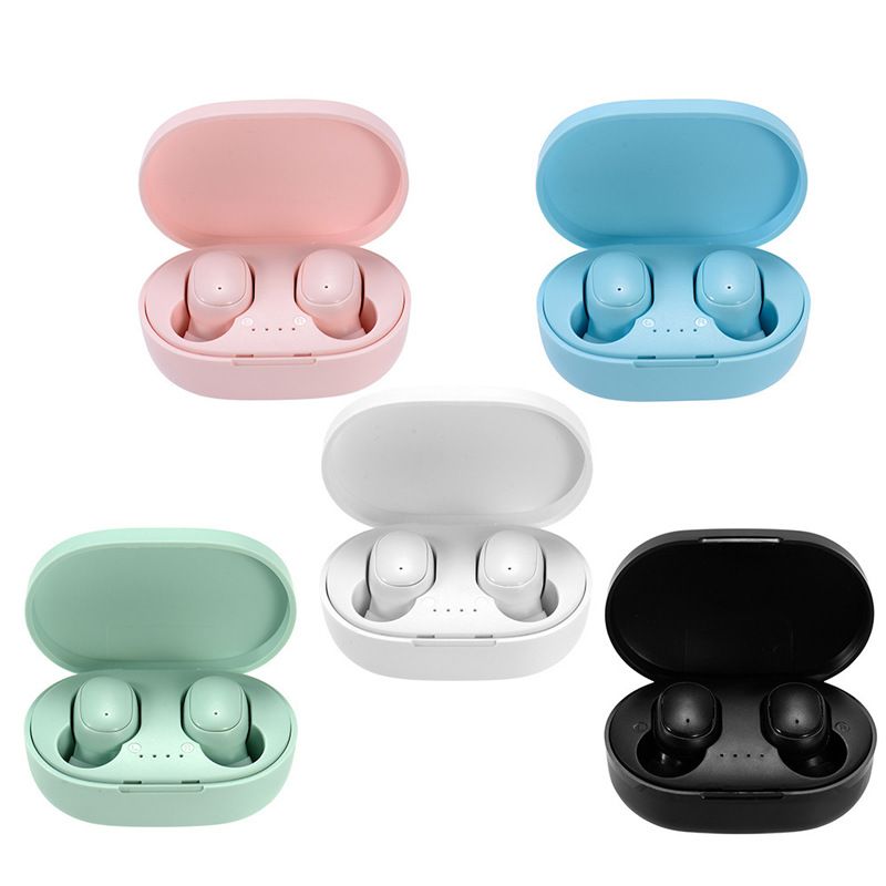 A6S Earpods TWS Wireless Earphones Bluetooth Earphones Suitable for Mobile Phones Sports Music Portable Mini Wireless Earbuds In-Ear Noise Canceling Wireless Earpods Headphone