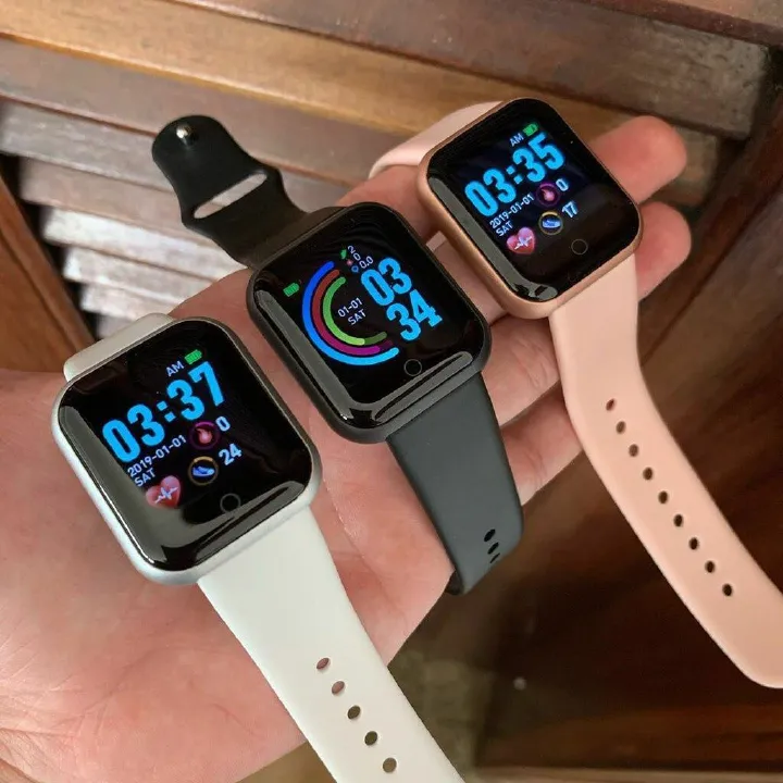 Ready Stock Smart Watch Bluetooth Sport Waterproof Fitness Tracker Heart Rate Monitor Y68 Smart Watch for Android IOS