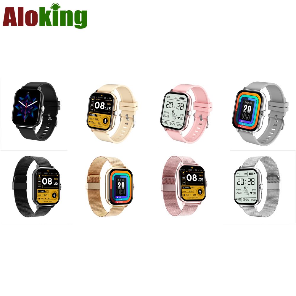 Smart Watch Waterproof Full Touch Golden Man 1.69" Color Screen Heart Rate Fitness Tracker Bluetooth Call Smartwatch wristwatch GT Black Pink Woman Watch Y13
