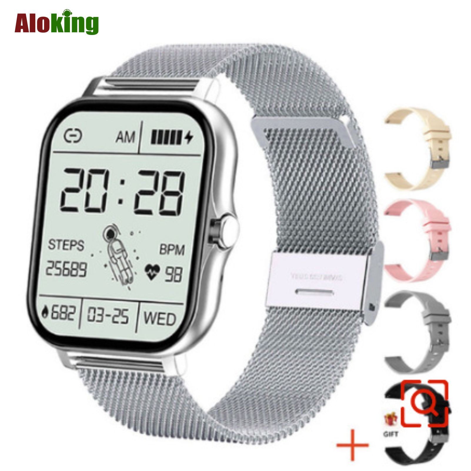 Smart Watch Waterproof Full Touch Golden Man 1.69" Color Screen Heart Rate Fitness Tracker Bluetooth Call Smartwatch wristwatch GT Black Pink Woman Watch Y13