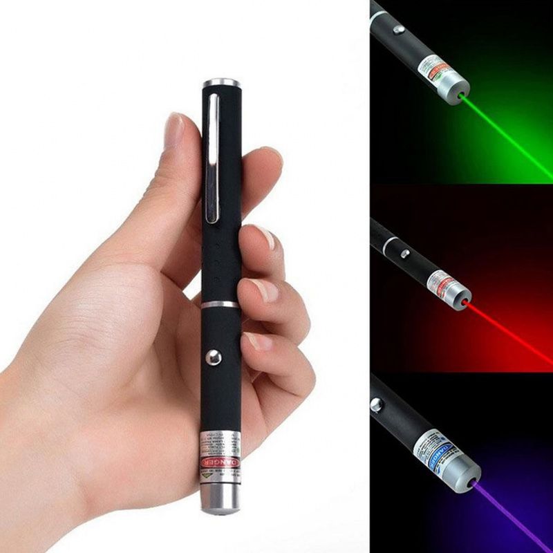 3Pcs Set pointer pen 5MW 650nm Strong Visible Light Beam Laser point Presenter Battery powered Laser Pointer for Mac Win Projector Powerpoint Presenter Presentation Pen PPT Speech teaching supplies