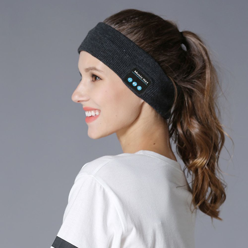 Universal Man woman Wireless Bluetooth Stereo Headphones Running Earphone Sleep Headset Sports Sleeping Music Headband Fashion Wireless Bluetooth Music Baseball Headband Bluetooth Music Headwear