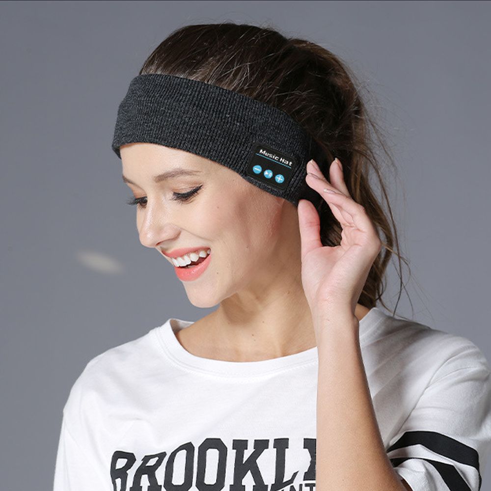 Universal Man woman Wireless Bluetooth Stereo Headphones Running Earphone Sleep Headset Sports Sleeping Music Headband Fashion Wireless Bluetooth Music Baseball Headband Bluetooth Music Headwear