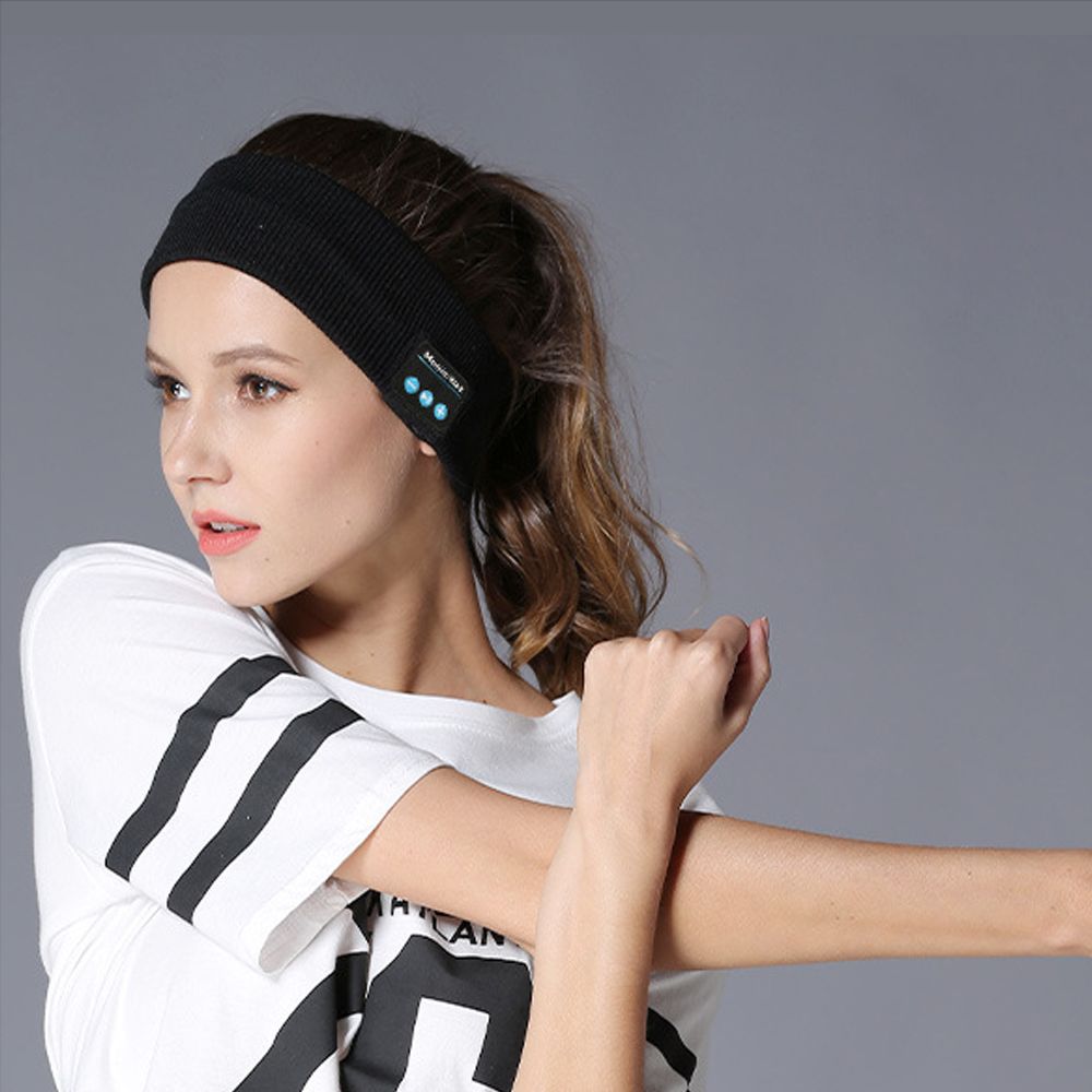 Universal Man woman Wireless Bluetooth Stereo Headphones Running Earphone Sleep Headset Sports Sleeping Music Headband Fashion Wireless Bluetooth Music Baseball Headband Bluetooth Music Headwear