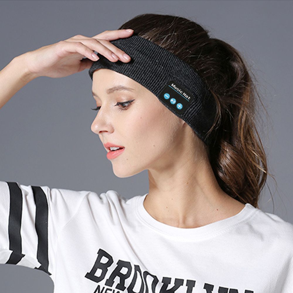 Universal Man woman Wireless Bluetooth Stereo Headphones Running Earphone Sleep Headset Sports Sleeping Music Headband Fashion Wireless Bluetooth Music Baseball Headband Bluetooth Music Headwear