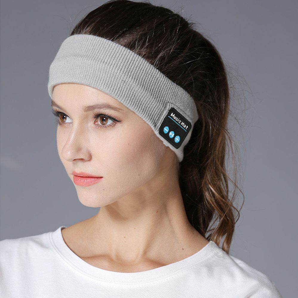 Universal Man woman Wireless Bluetooth Stereo Headphones Running Earphone Sleep Headset Sports Sleeping Music Headband Fashion Wireless Bluetooth Music Baseball Headband Bluetooth Music Headwear