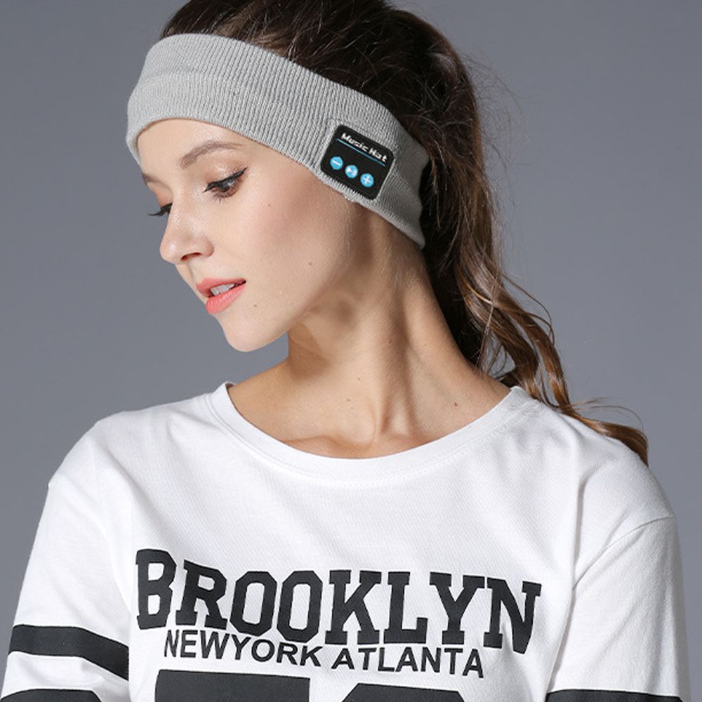 Universal Man woman Wireless Bluetooth Stereo Headphones Running Earphone Sleep Headset Sports Sleeping Music Headband Fashion Wireless Bluetooth Music Baseball Headband Bluetooth Music Headwear