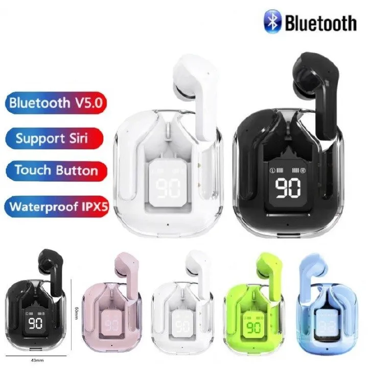 Air31 TWS Bluetooth headset wireless headphone LED display touch control earphone 9D HIFI HD sound quality waterproof IPX7 earbuds with silicone protective case wireless earpods with microphone Air 31