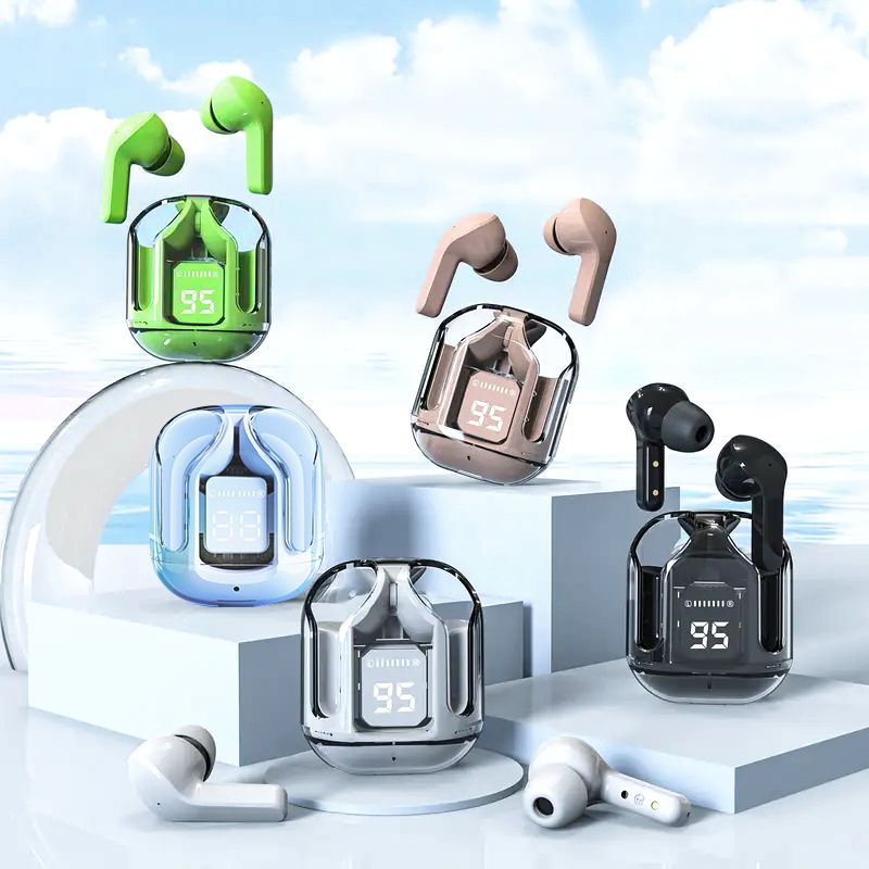 Air31 TWS Bluetooth headset wireless headphone LED display touch control earphone 9D HIFI HD sound quality waterproof IPX7 earbuds with silicone protective case wireless earpods with microphone Air 31
