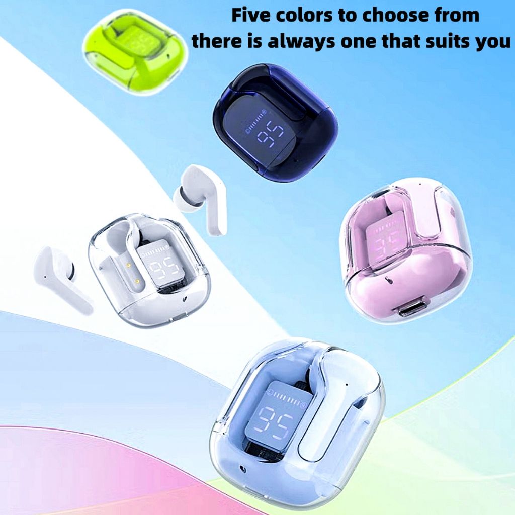 Air31 TWS Bluetooth headset wireless headphone LED display touch control earphone 9D HIFI HD sound quality waterproof IPX7 earbuds with silicone protective case wireless earpods with microphone Air 31