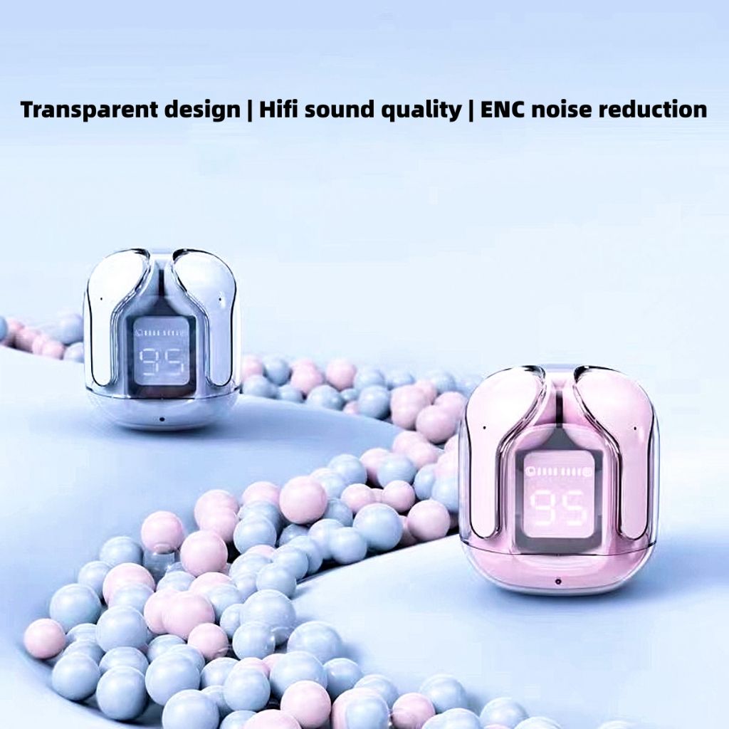 Air31 TWS Bluetooth headset wireless headphone LED display touch control earphone 9D HIFI HD sound quality waterproof IPX7 earbuds with silicone protective case wireless earpods with microphone Air 31