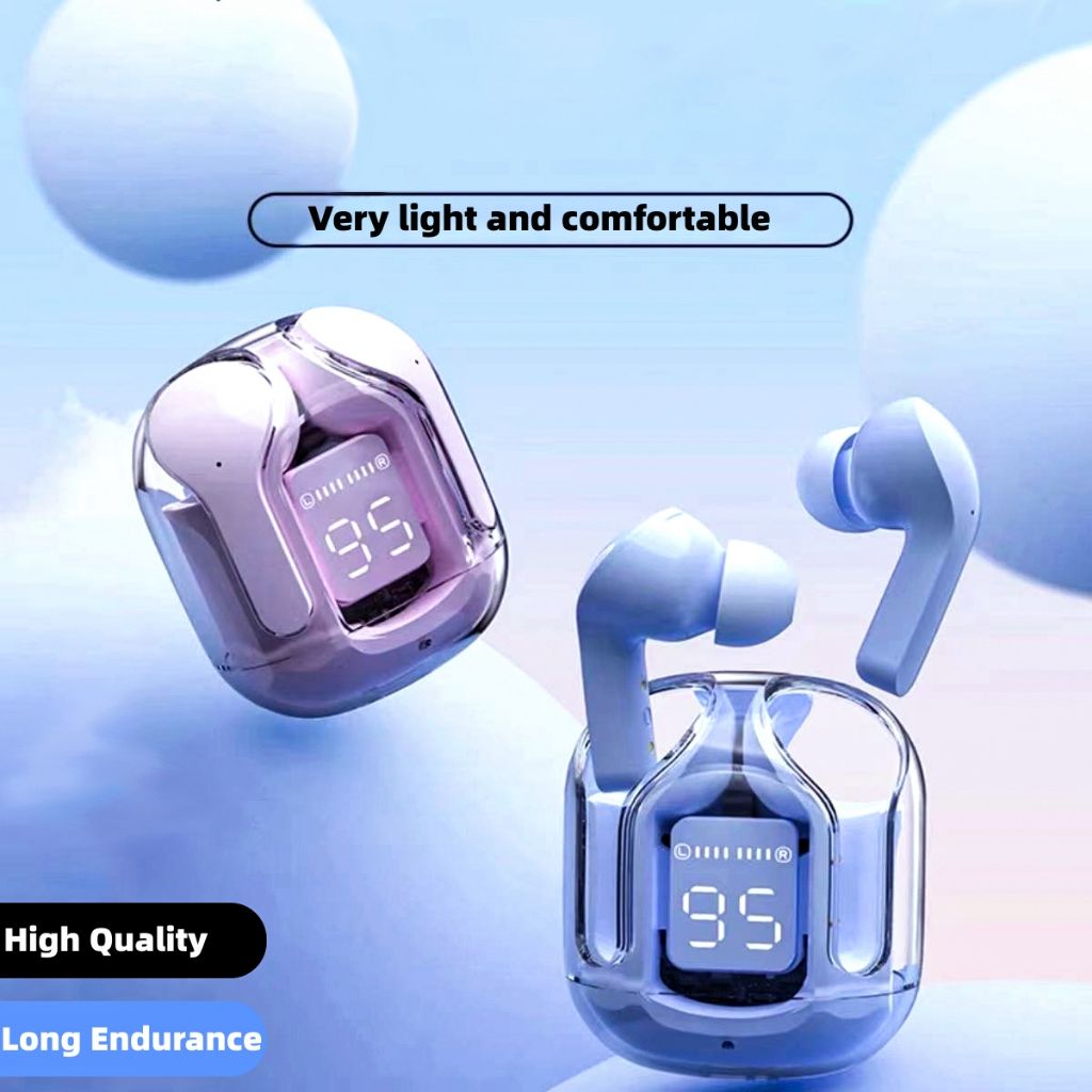 Air31 TWS Bluetooth headset wireless headphone LED display touch control earphone 9D HIFI HD sound quality waterproof IPX7 earbuds with silicone protective case wireless earpods with microphone Air 31