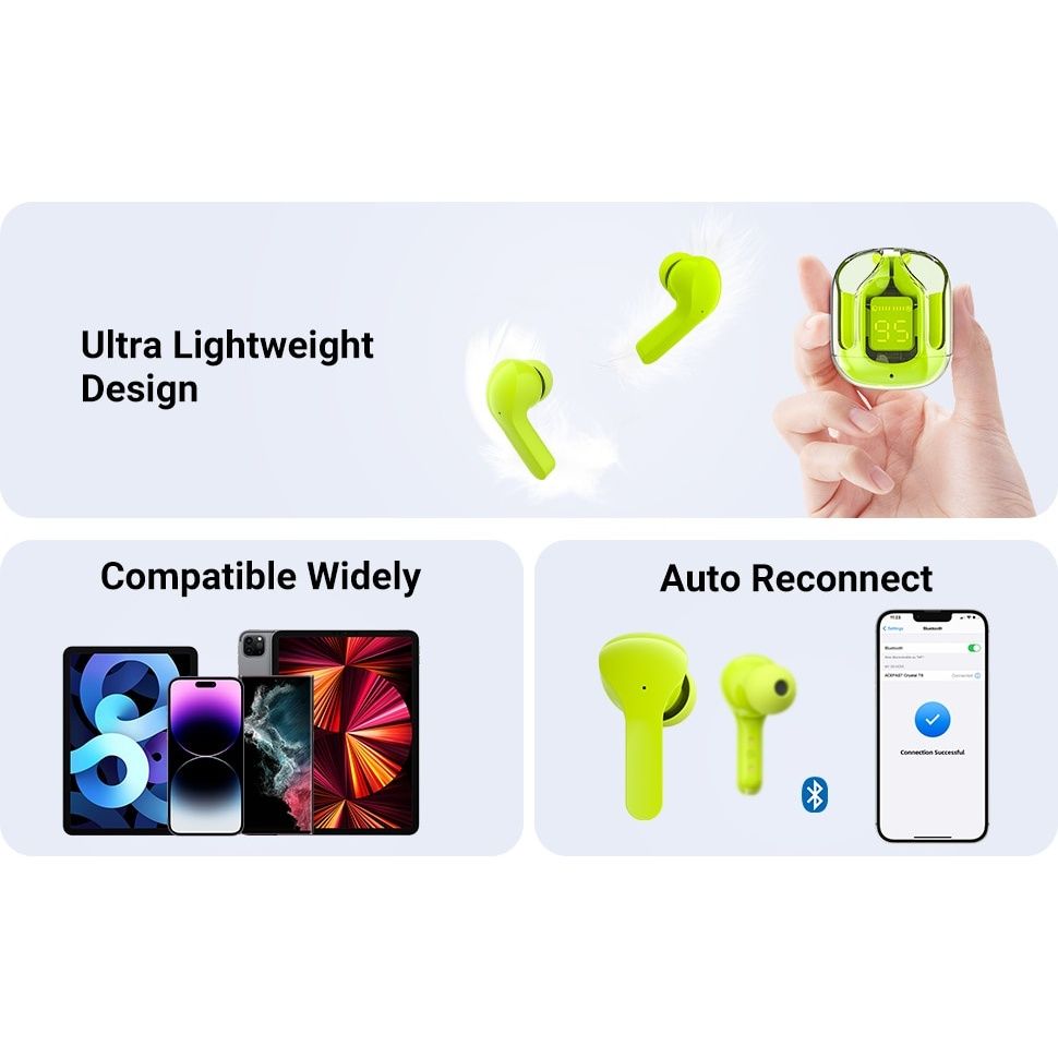 Air31 TWS Bluetooth headset wireless headphone LED display touch control earphone 9D HIFI HD sound quality waterproof IPX7 earbuds with silicone protective case wireless earpods with microphone Air 31