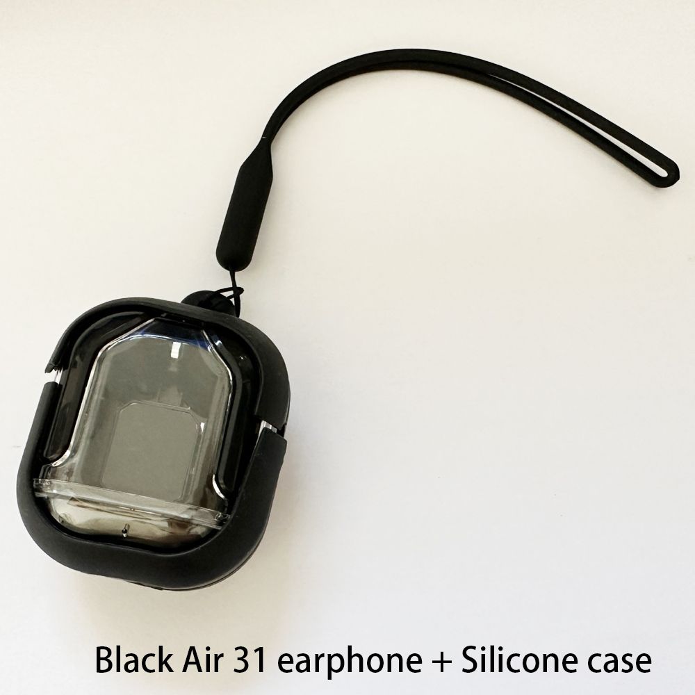 Air31 TWS Bluetooth headset wireless headphone LED display touch control earphone 9D HIFI HD sound quality waterproof IPX7 earbuds with silicone protective case wireless earpods with microphone Air 31