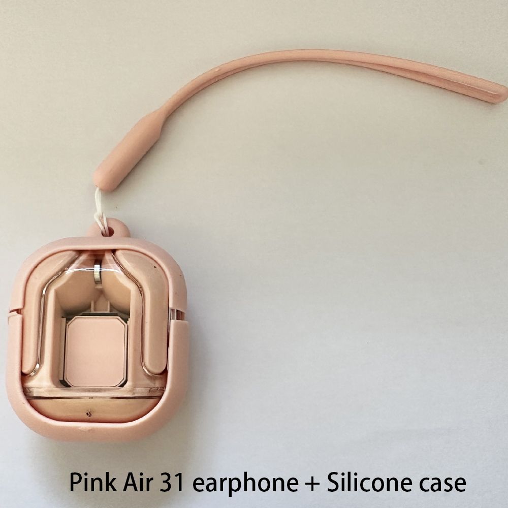 Air31 TWS Bluetooth headset wireless headphone LED display touch control earphone 9D HIFI HD sound quality waterproof IPX7 earbuds with silicone protective case wireless earpods with microphone Air 31