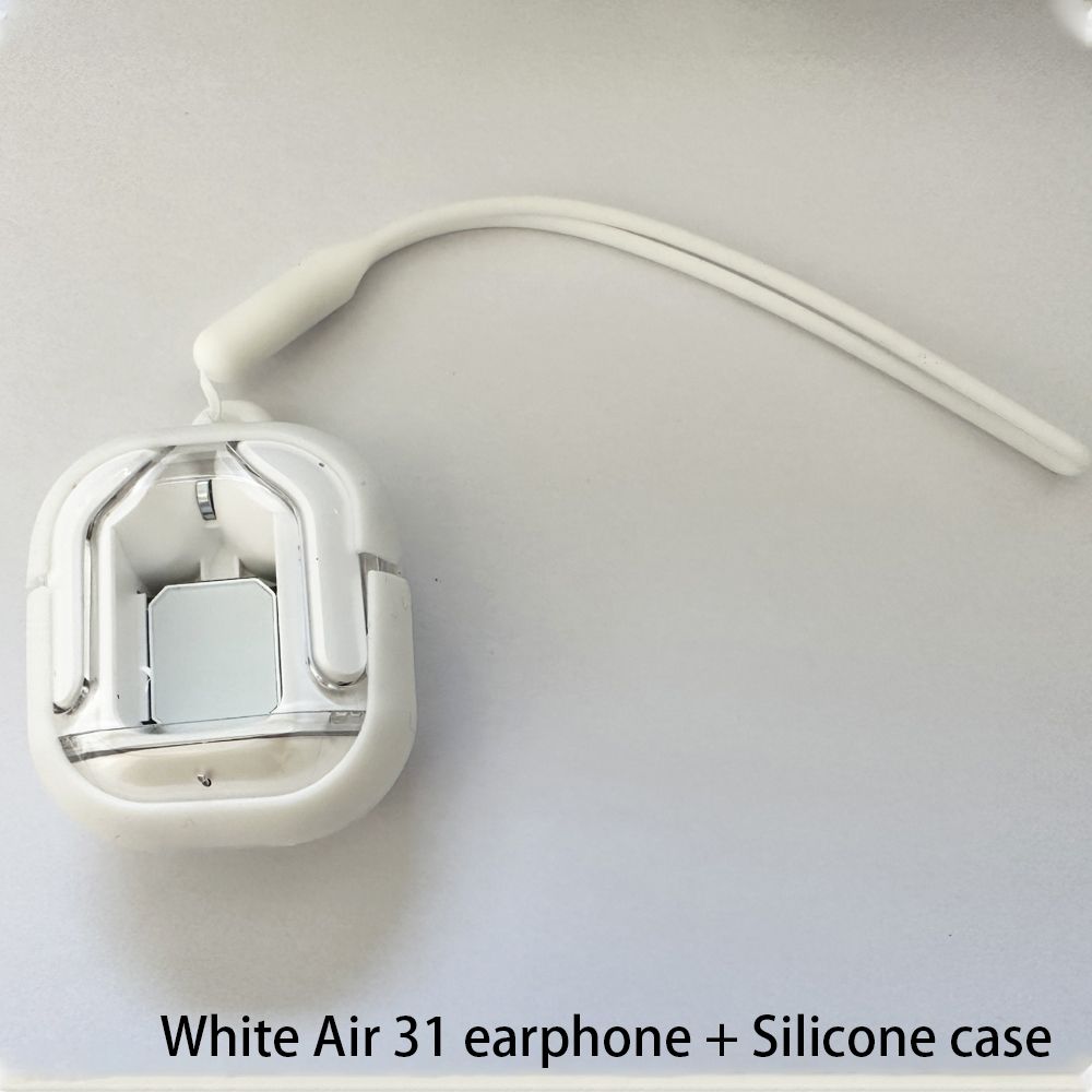Air31 TWS Bluetooth headset wireless headphone LED display touch control earphone 9D HIFI HD sound quality waterproof IPX7 earbuds with silicone protective case wireless earpods with microphone Air 31