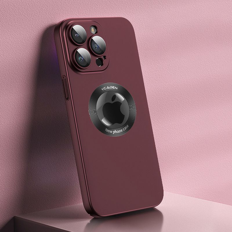 Applicable Apple iPhone14 pro max mobile phone case simple iPhone 13 all-inclusive lens film 12 pro max ultra-thin frosted hard Plastic iPhone cases anti-fall anti-fingerprint iPhone13promax