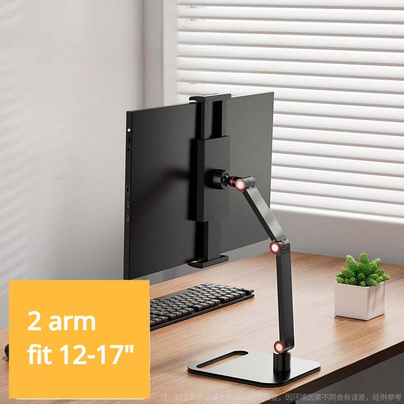 adjustable computer monitor stand Portable Monitor Holder Metal Stand 13 14 15 16 17 Inch Universal Expandable Display Base Vesa Mount ipad stand Universal holder for mobile phones tablets