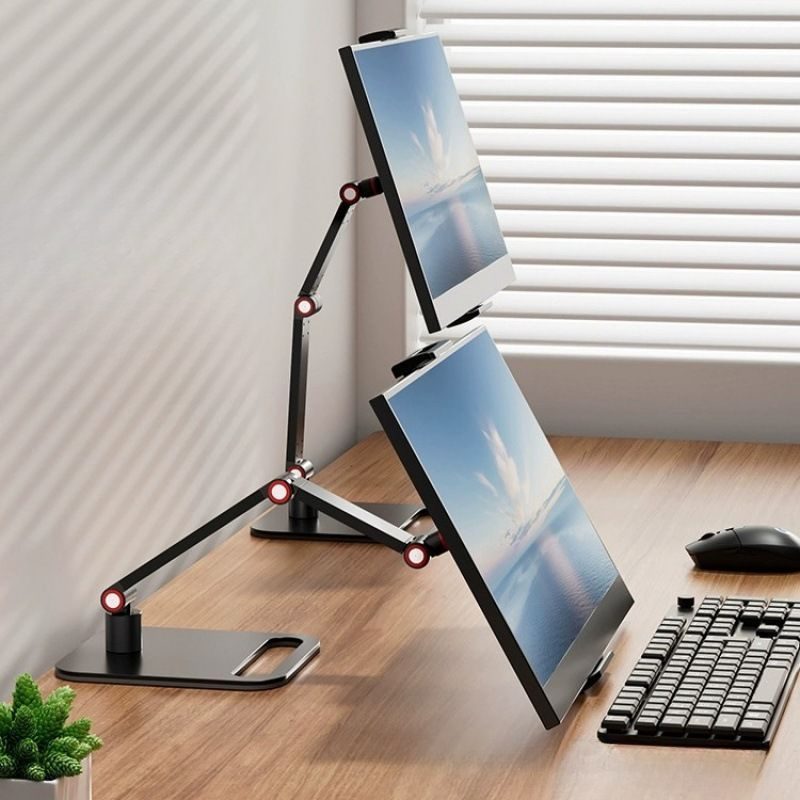 adjustable computer monitor stand Portable Monitor Holder Metal Stand 13 14 15 16 17 Inch Universal Expandable Display Base Vesa Mount ipad stand Universal holder for mobile phones tablets