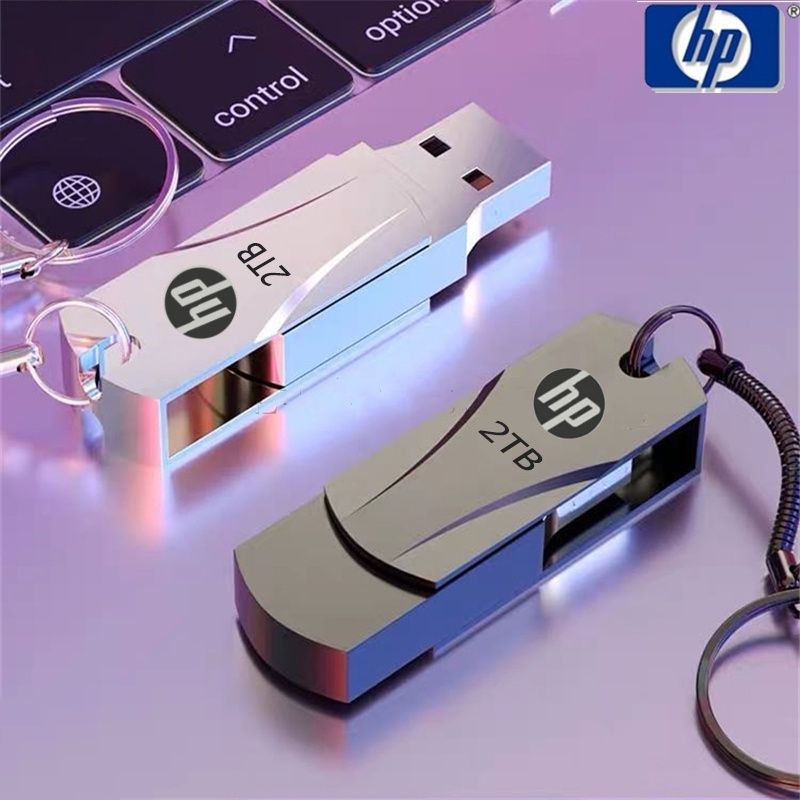 Metal Pendrive 2TB 1TB 128GB 64GB 32GB 16GB 8GB USB Flash Drive Memory Stick U Disk 2.0 HP Usb Flash Drives Storage Disk