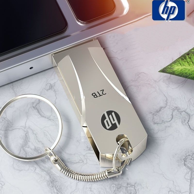 Metal Pendrive 2TB 1TB 128GB 64GB 32GB 16GB 8GB USB Flash Drive Memory Stick U Disk 2.0 HP Usb Flash Drives Storage Disk