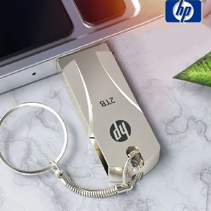 2TB 1TB USB Flash Drive Metal Pendrive Waterproof 128GB 64GB 32GB 16GB 8GB Memory Stick U Disk 2.0 HP Usb Flash Drives Storage Disk USB Drive USB High Speed Flash Disk for tablet android pc