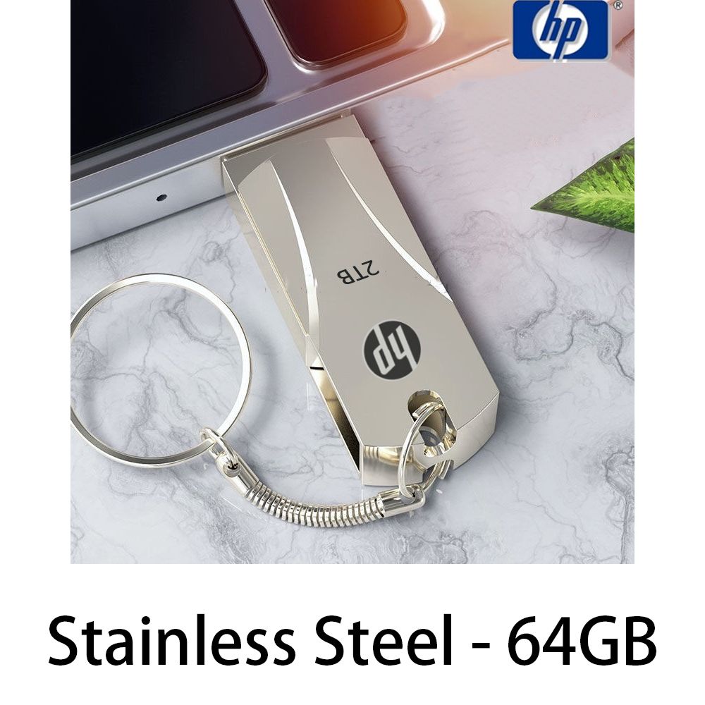Metal Pendrive 2TB 1TB 128GB 64GB 32GB 16GB 8GB USB Flash Drive Memory Stick U Disk 2.0 HP Usb Flash Drives Storage Disk