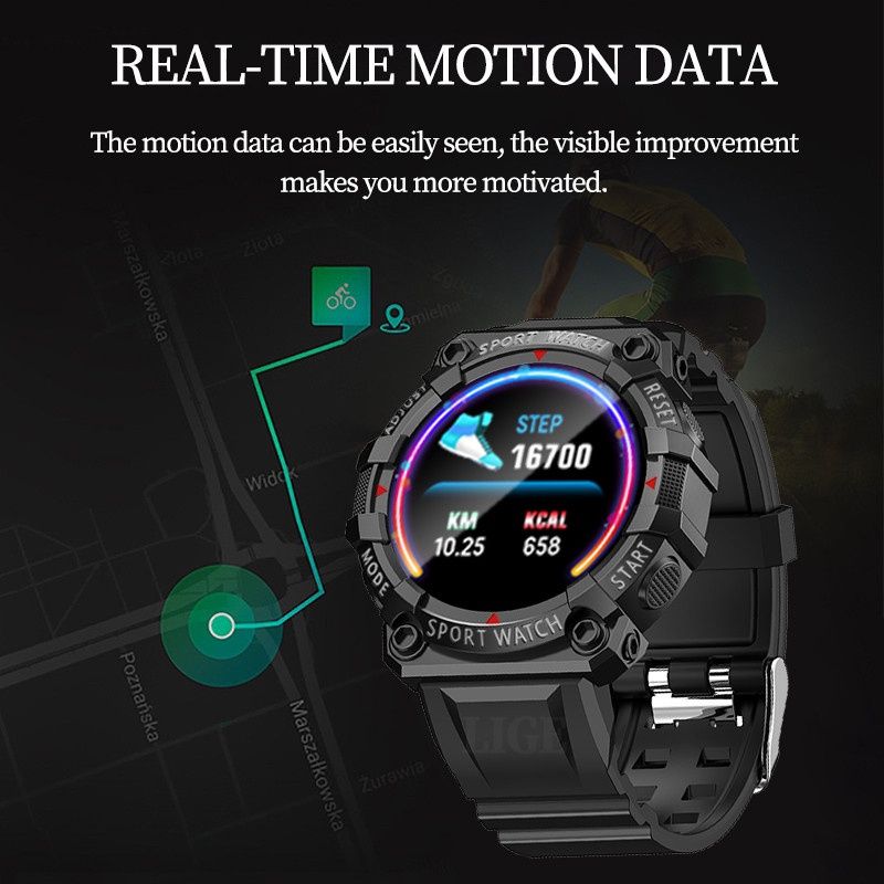 Sport Watch Full Touch Smartwatch FD68S Bluetooth Smart Watches for man woman kids girls boys Waterproof Sport Heart Rate Blood Pressure Monitor sleeping monitoring Fitness Tracker Watch