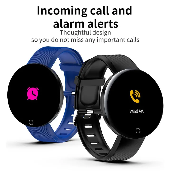 D18 Waterproof Round Smart Watch with Fitness Tracker/Bluetooth Smart Watch for Men Support Health Detection Round Screen Bluetooth Call Watch smart watch for Man Woman Kids Boys Girls Smartwatches